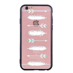 Arrowhead Feather Pattern Phone Case